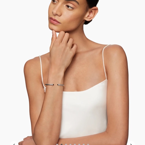 David Yurman Classic Cable Bracelet Sterling Silver Black Onyx/Diamonds - Picture 8 of 10